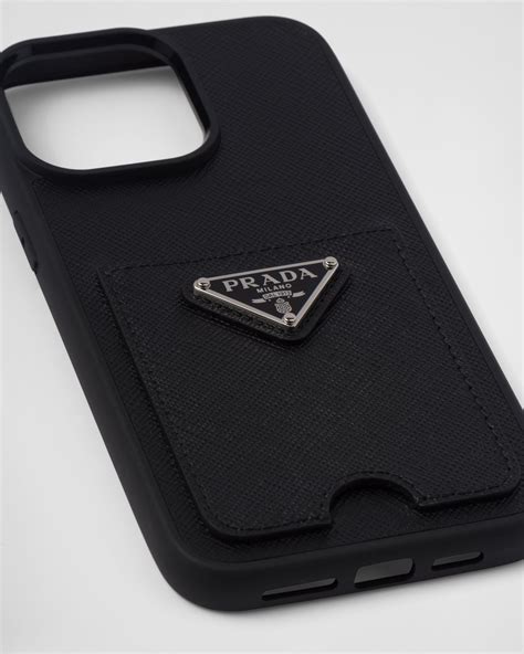 iphone 15 pro case prada|prada saffiano leather case.